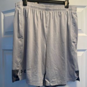 Under Armour NWOT gray/dark gray athletic shorts.